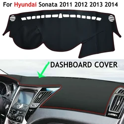 For Hyundai Sonata 2011 2012 2013 2014 Car Dashboard Cover Mat Dash Board Sun Shade Anti-UV Pad Sun-proof Accessories