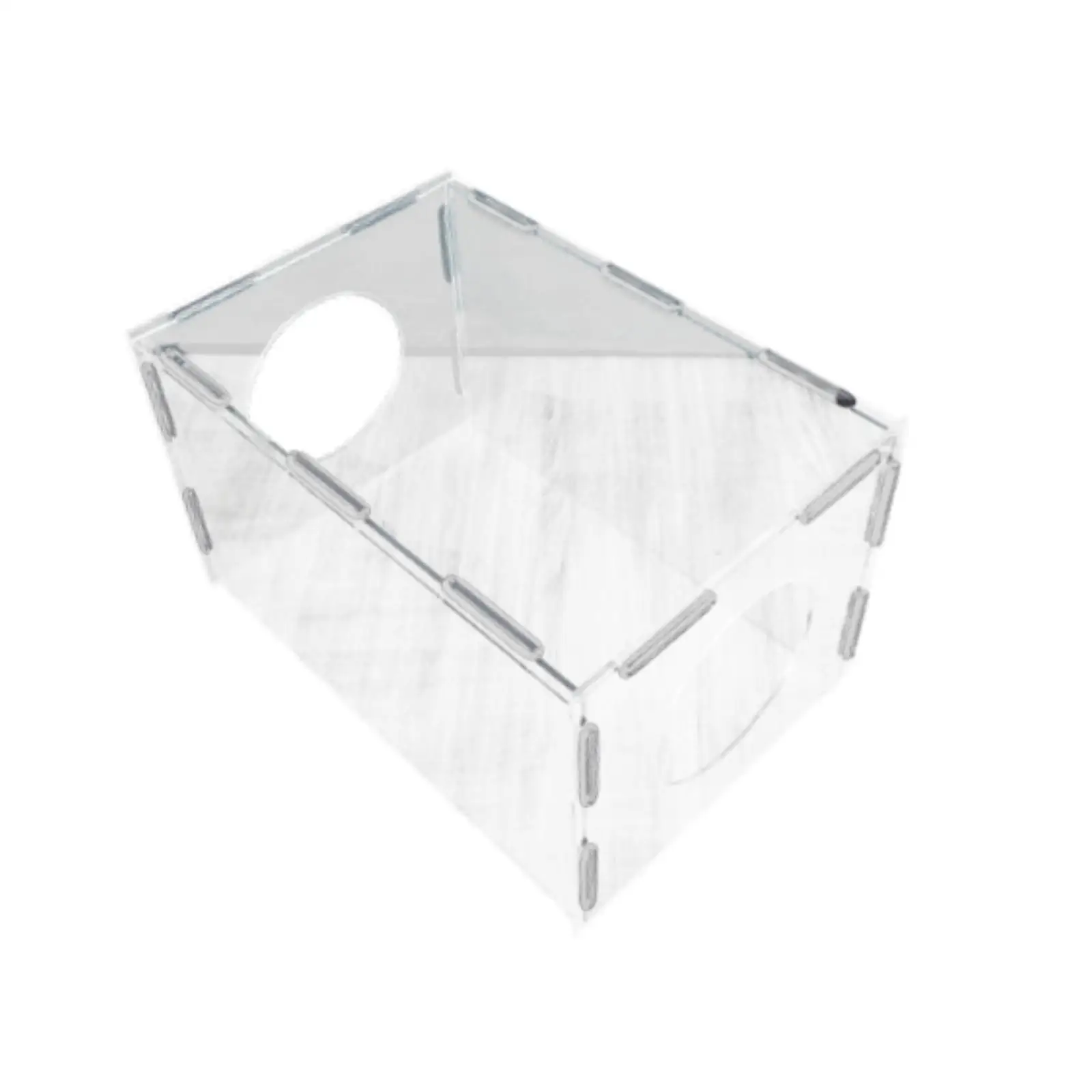 Acrylic Grinding Dust Box Protection Multifunctional DIY Projects for Buffing Polishing Work Wood Carving Sanding DIY Enthusiast