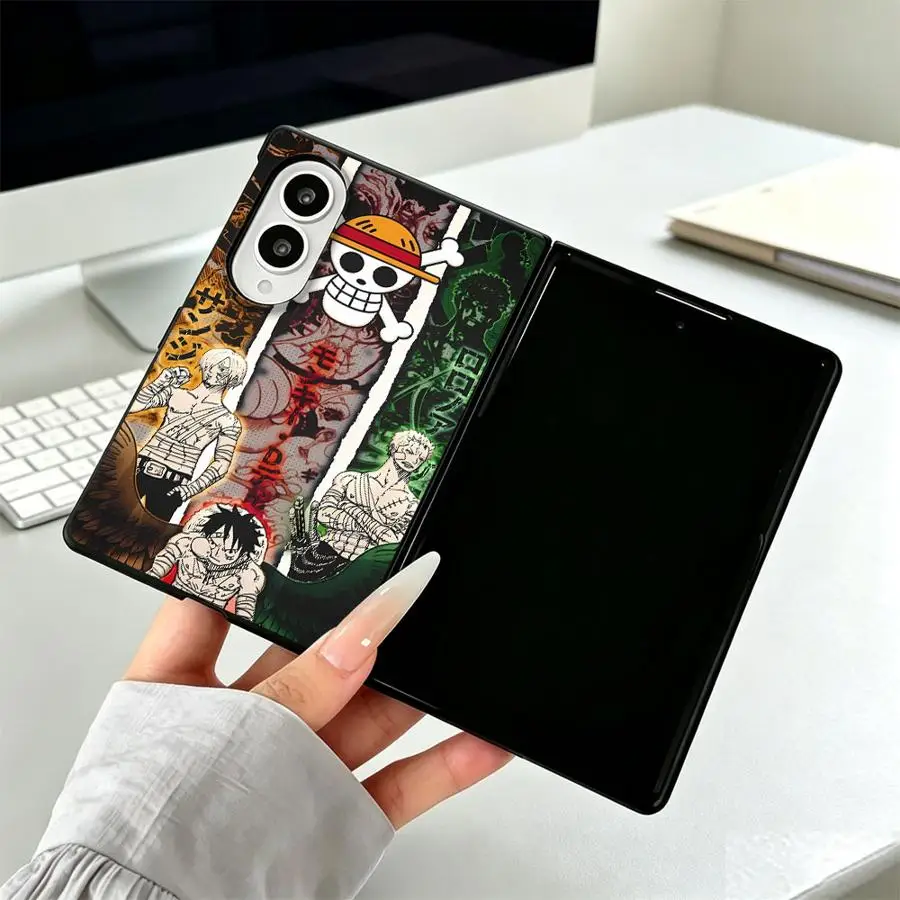 Luxury Phone Cover Case for Samsung Galaxy ZFold8 ZFold Wide Z Fold8 Wide Z Fold 8 O-One P-iece Anime