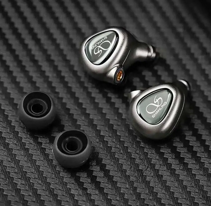 شانلينغ ME80 مرحبا الدقة 10 مللي متر سائق ديناميكي مزدوج 2DD IEMs Hifi مراقبة الموسيقى اوديوفيلي MMCX كابل داخل الأذن سماعة سبائك الألومنيوم