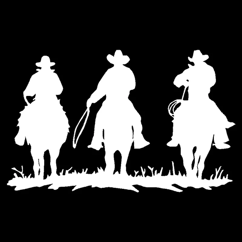 Coolest Car Sticker Cowboy Horse Fashion PVC Car Styling Vinyl Decal Graphic