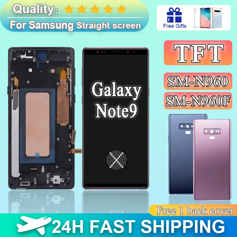 

100% perfect TFT Note9 Screen For Samsung Galaxy Note 9 LCD Display Touch Digitizer For N960 N960U N960F Screen Rplacement