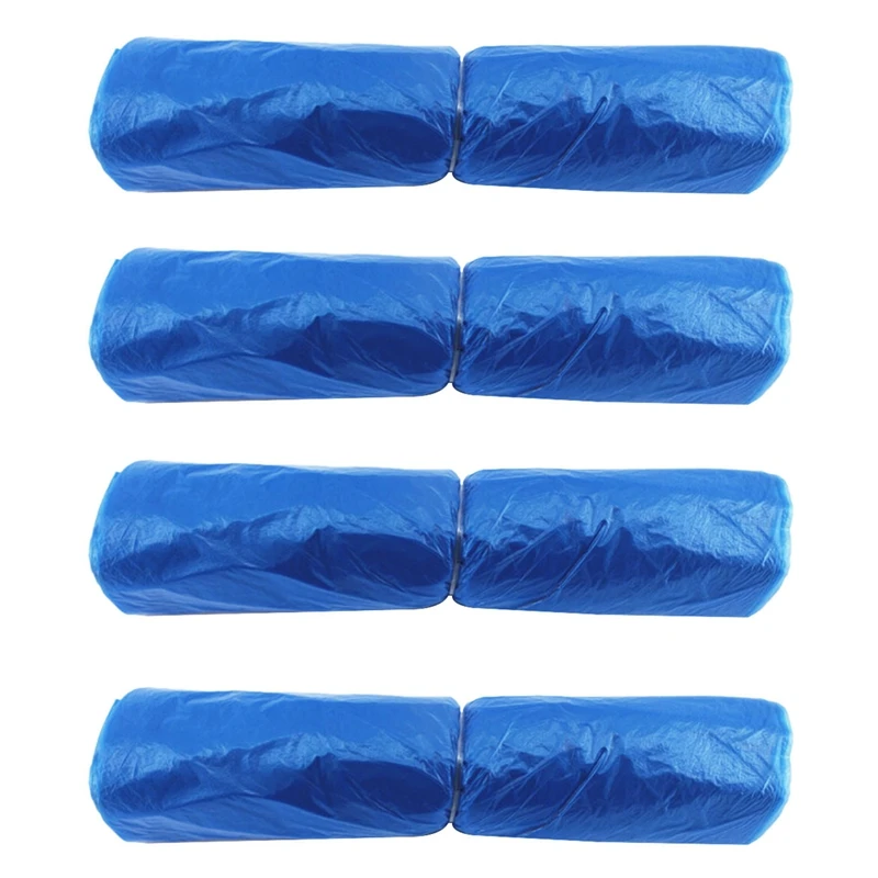 200Pcs Waterproof Disposable Long Shoe Covers Carpet Cleaning Overshoes Protective