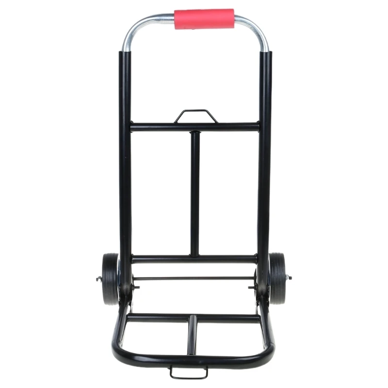 Xe đẩy tay gấp có bánh xe cao su 10cm để đi du lịch và mua sắm