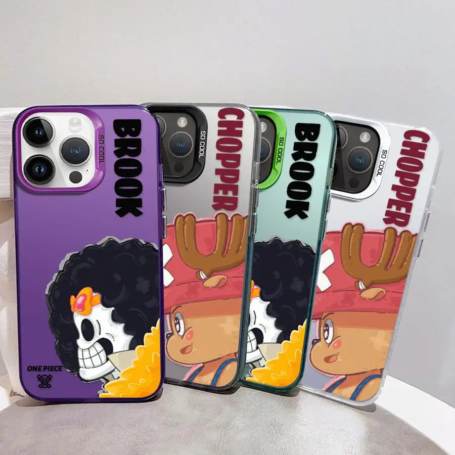 Soft Shell Phone Case for iPhone 16e 11 12 13 Pro Max 14 15 16 Plus One Piece Brook S Profile