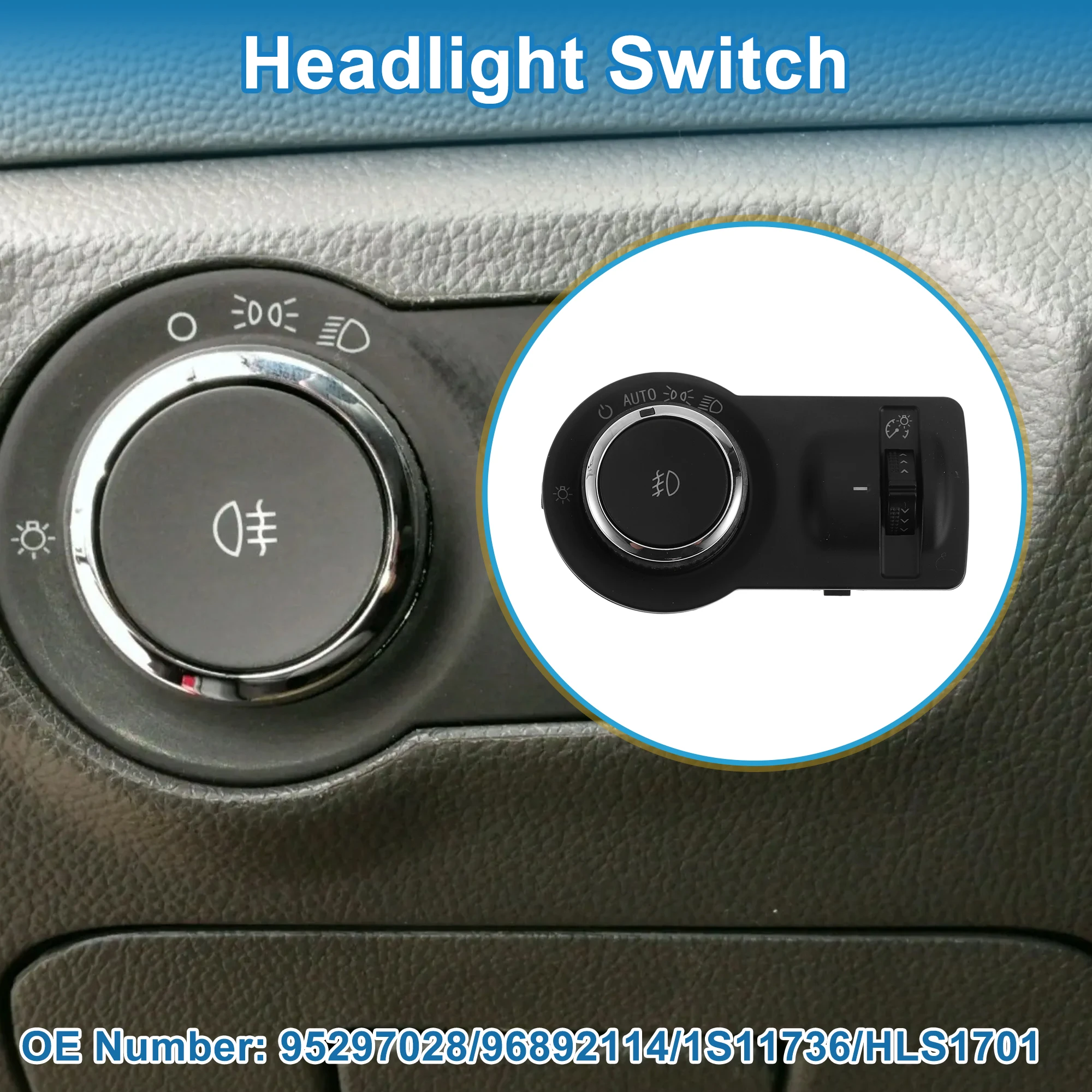 

UXCELL No.95297028/96892114/1S11736/HLS1701 Headlight Switch for Buick Encore 13-16