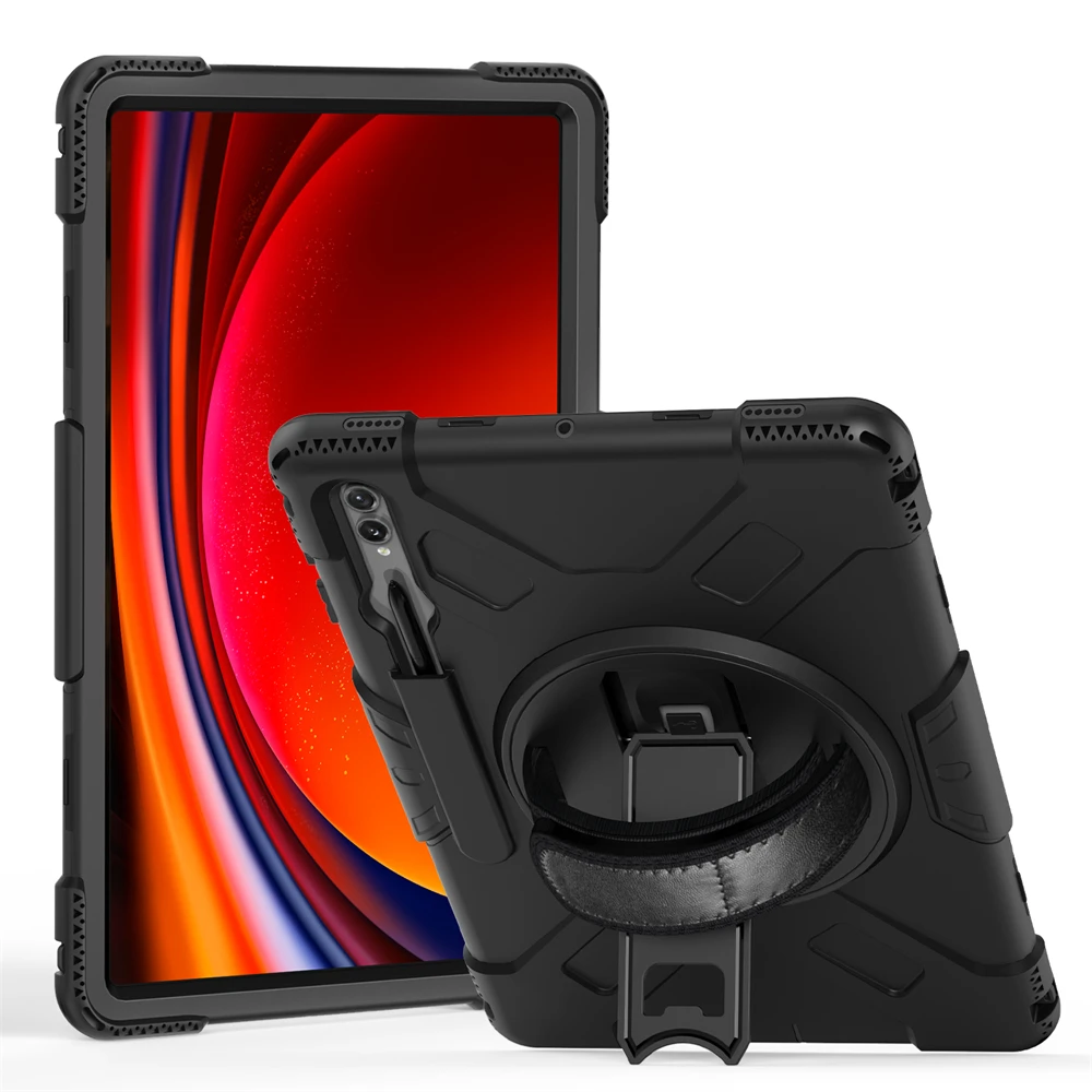 Imagem -02 - Tablet Resistente à Prova de Choque com Alça de Mão Suporte Capa Protetora para Samsung Galaxy Tab s9 s9 Ultra s9 Plus Case