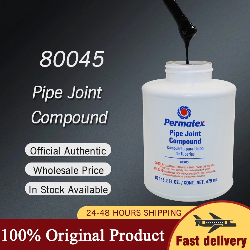 

Термостойкий, антиокислительный и водонепроницаемый герметик для соединений труб Permatex 80045