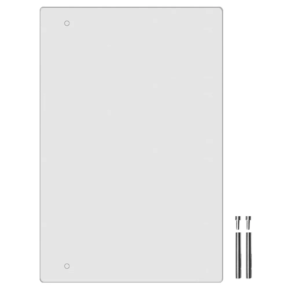 

1 Set Acrylic Memo Transparent Message Note Board For Home School Office Use Writing Tabletop Decoration Multi-Function Erasable