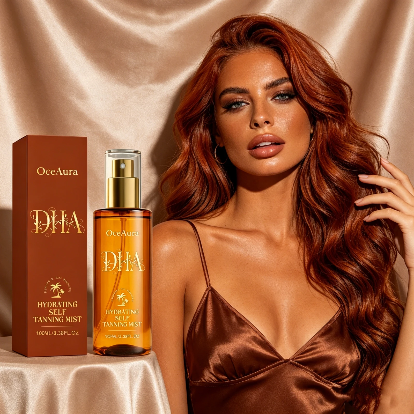 Hydrating Self Tan Spray Natural Bronze Glow Quick Dry Streak-Free Lasting Bronzer Instant Tan Skin Care Sunless Tanning Spray