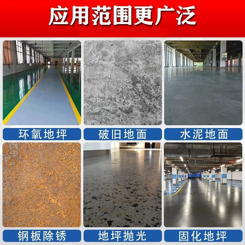 Hand‑push Concrete Floor Grinder Polisher with Dust Collection Dry & Wet Grinding for Epoxy Cement Surface Renovation