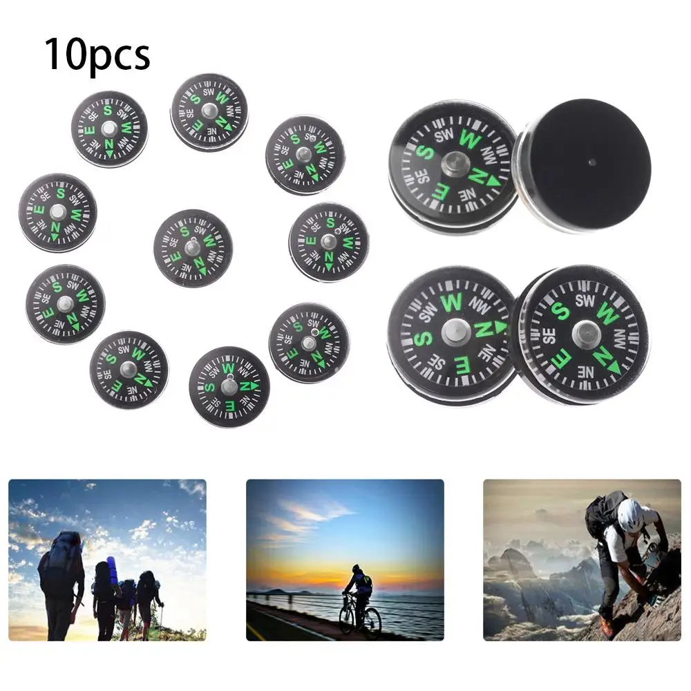 10pcs Portable North Navigation Survival Compasses Camping Hiking Tool Outdoora Practical Guider Accurate Compass