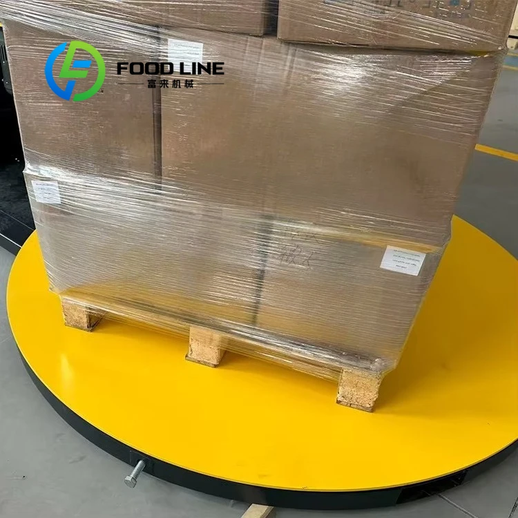 Compact Pallet Wrapping Machine Space Saving Design Perfect For Small Warehouse Workshop And Limited Working Area