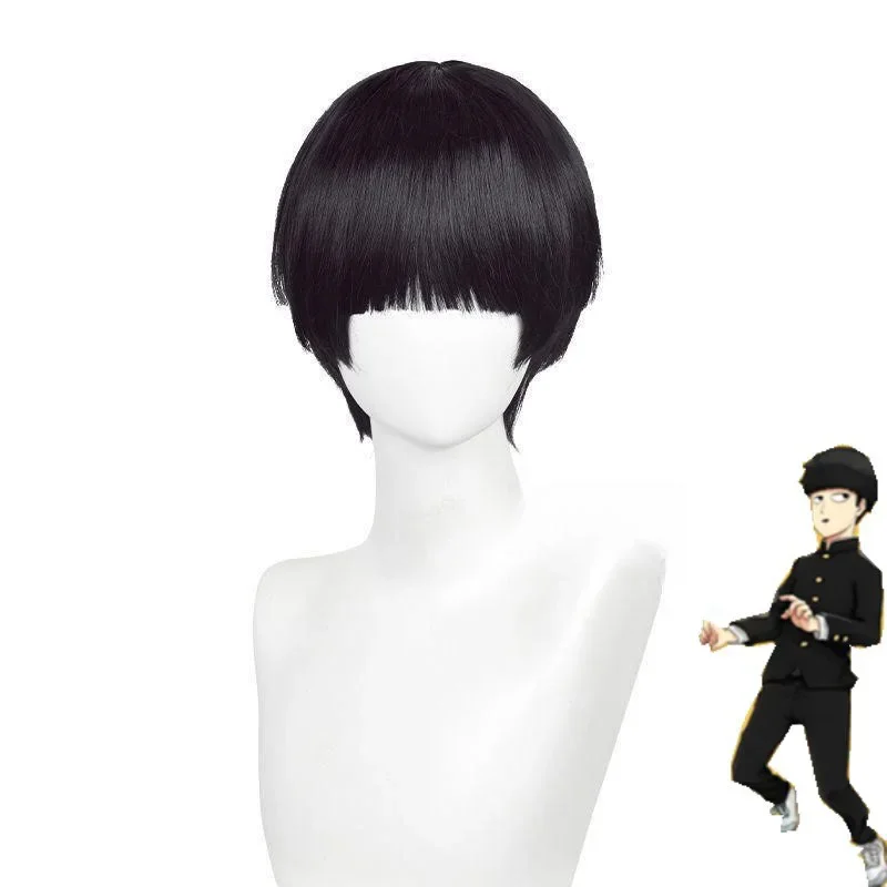 Mob Psycho 100 Cosplay Anime Mobu Saiko Hyaku Kageyama Shigeo Costume Cosplay Nero Gakuran Abiti Abiti di Halloween per Uomo