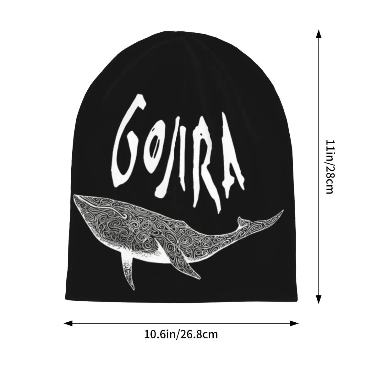 Gojiras Music Heavy Metal Bonnet Hats Casual Street Skullies Beanies Hat for Men Women Spring Dual-use Cap