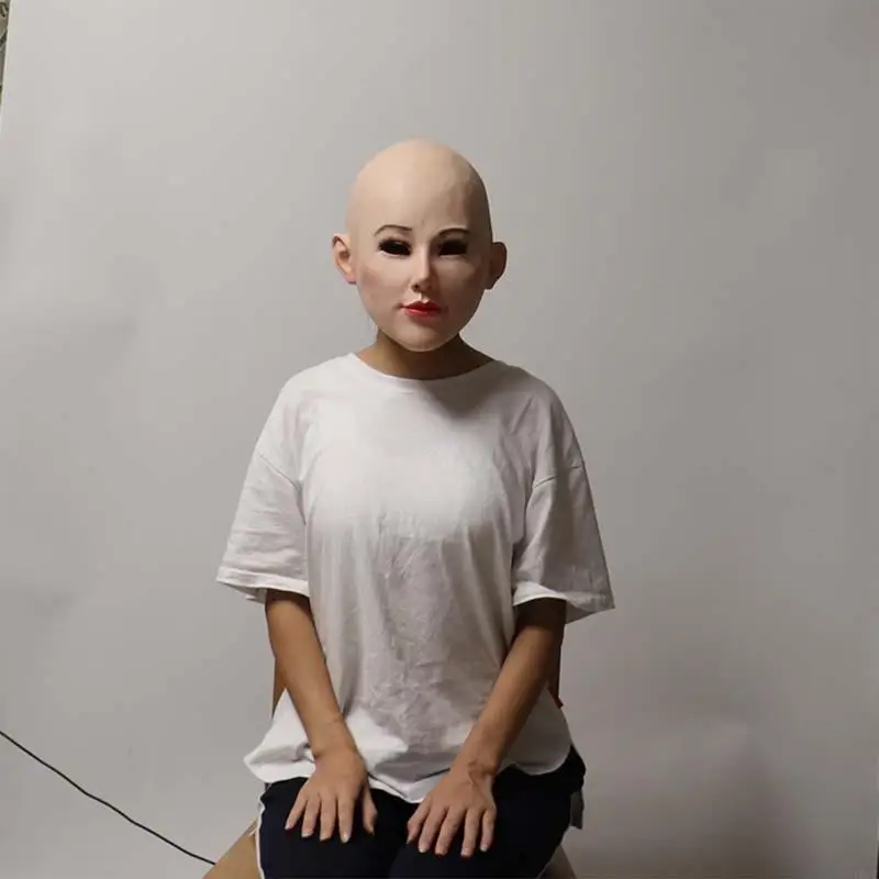 Disfraz travesti para mujer, disfraz para hombre, máscara fantasía, máscara Cosplay Halloween