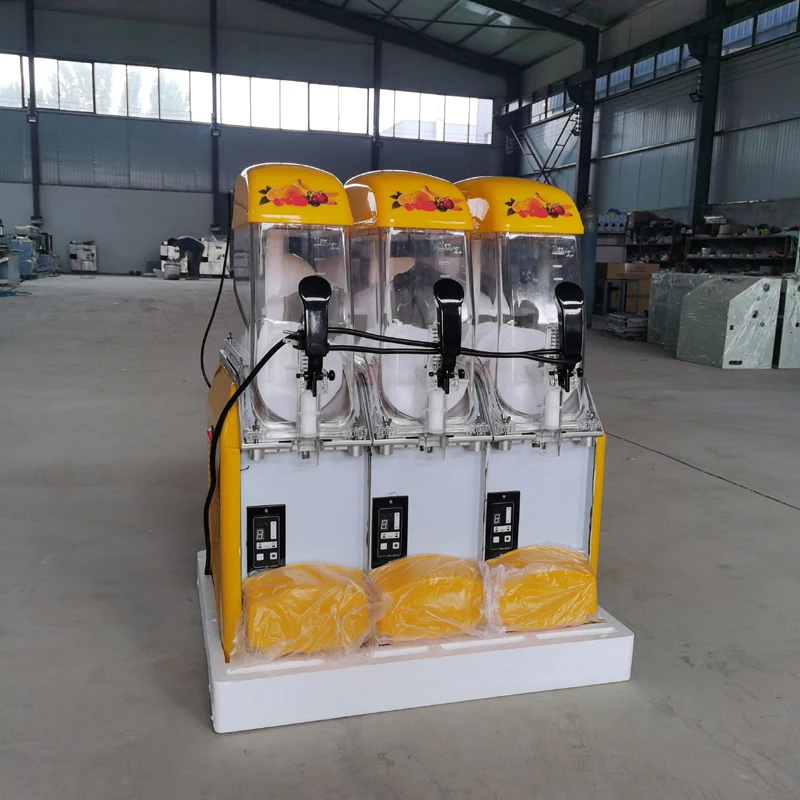 

Snow Melting Machine Commercial Self-mixing Juicer Snow Mud Machine Three-cylinder Beverage Cold Drink Macker