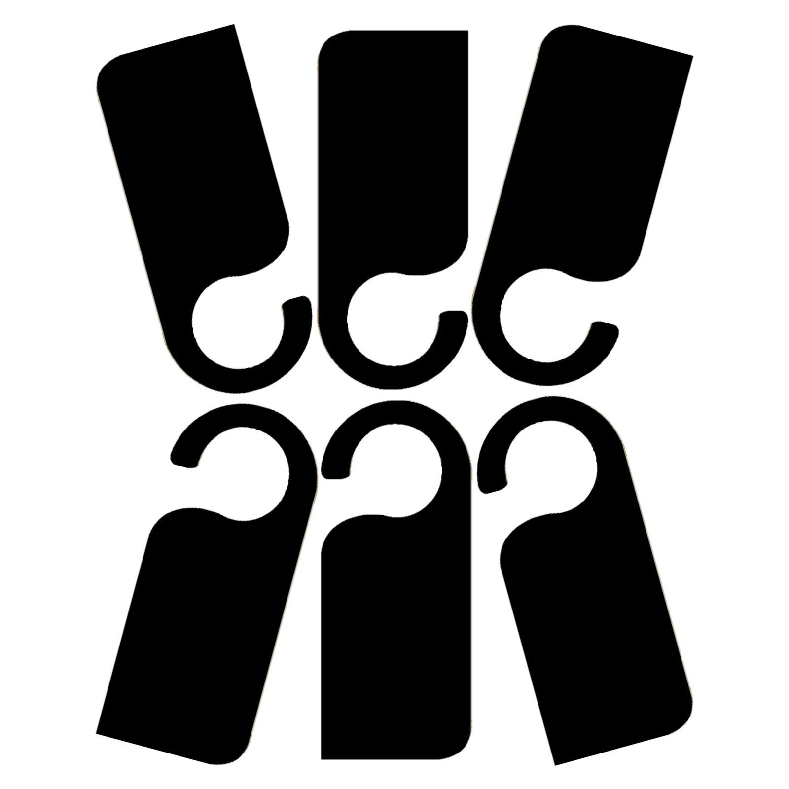 

6Pcs Mini Wooden Blackboard Door Knob Tags Reusable Chalk Message Boards for Kids Bedroom Kitchen Reminder Signs