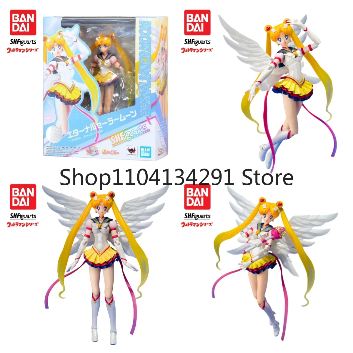 

Оригинальный запас - Bandai SHF Sailor Moon Eternal Sailor Moon Ice Moon Usagi Tsukino - в наличии подарок на день рождения - изысканная фигурка