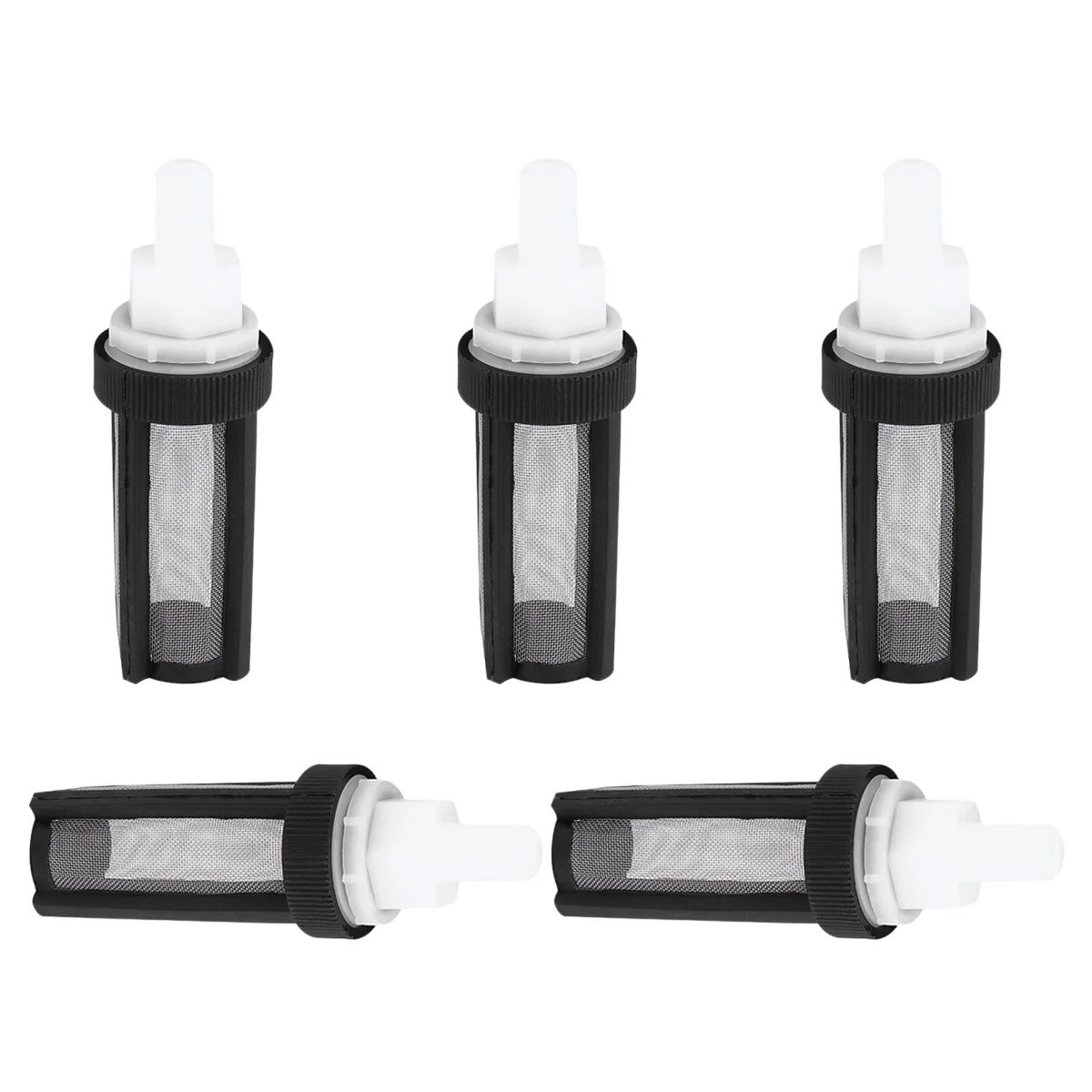 

5Pcs Water Inlet Micro Pump Filter Stainless Steel Strainer for 7 8mm Silicone Tube Submersible Pump Filter Net Rust Resistant