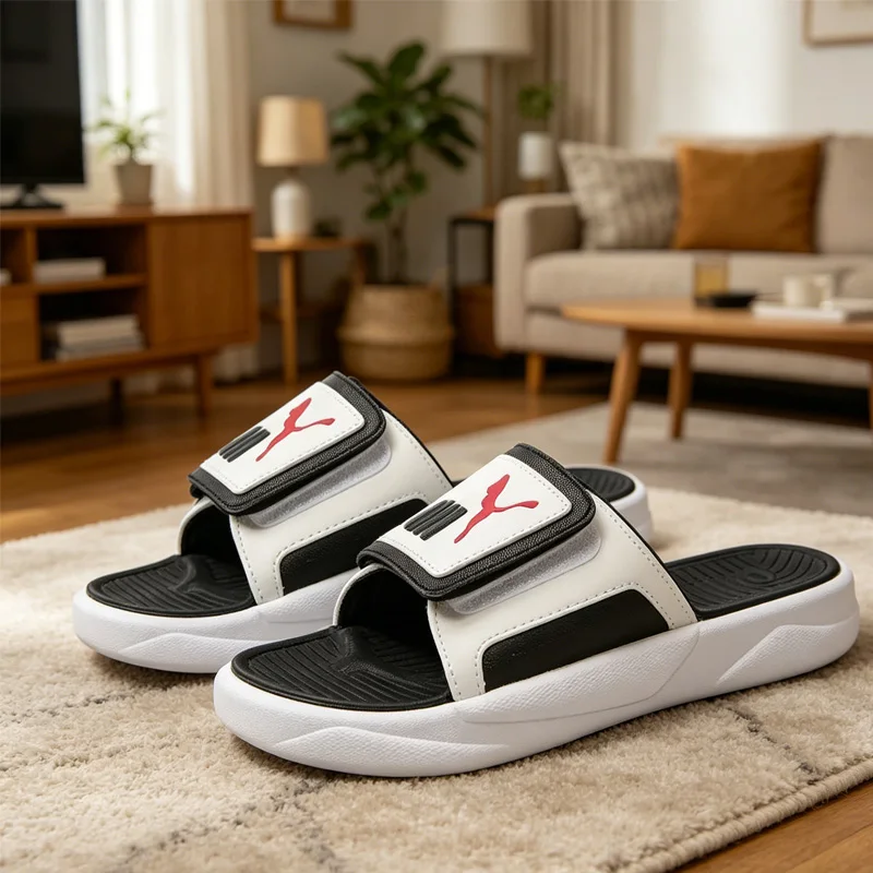Puma Unisex Slide Sandals 372280-11 Lightweight Comfort Casual Slippers Summer Fashion Beach Shoes for Men and Women