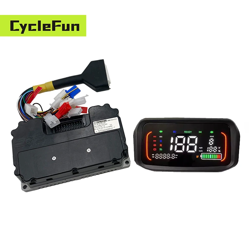 

48V-72V Fardriver ND72200 Peak 200A 800W-1500W BLDC Sine Wave Controller With N7 Display Bluetooth For Electric Scooter E-bike