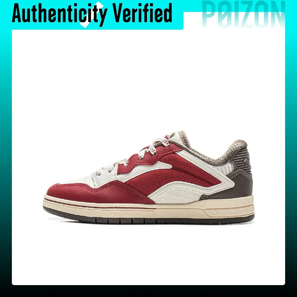 li-ning-wave-pros-synthetic-leather-split-cow-leather-low-top-skateboard-shoes-men's-red-beige-aepv035-3