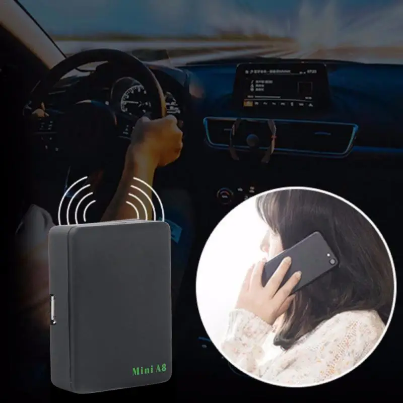 Mini GPS Tracker Mini A8 GSM/GPRS/LBS Tracker Locator 500mAh Adapter Real Time Car Kids Family Pet Tracking Tool For Car