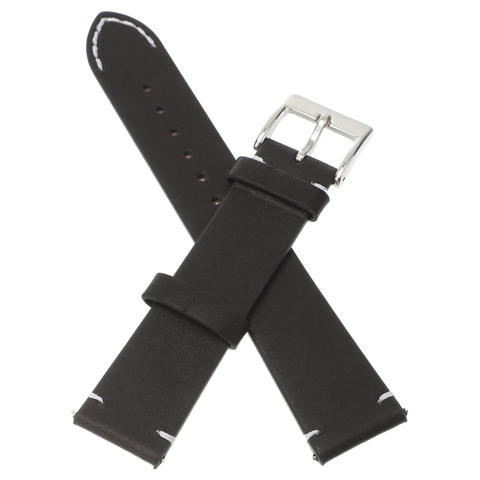 

Durable Cowhide Watch Strap Adjustable Vintage Band Quick Release Design Comfortable Wear Business Casual Fashion Eye Catching