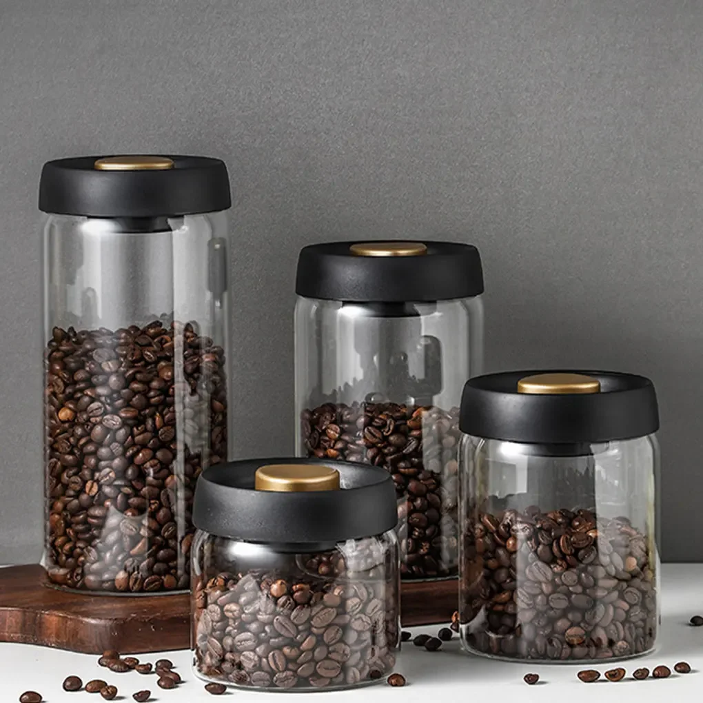 Airtight Vacuum Sealed Glass Canister for Food Storage