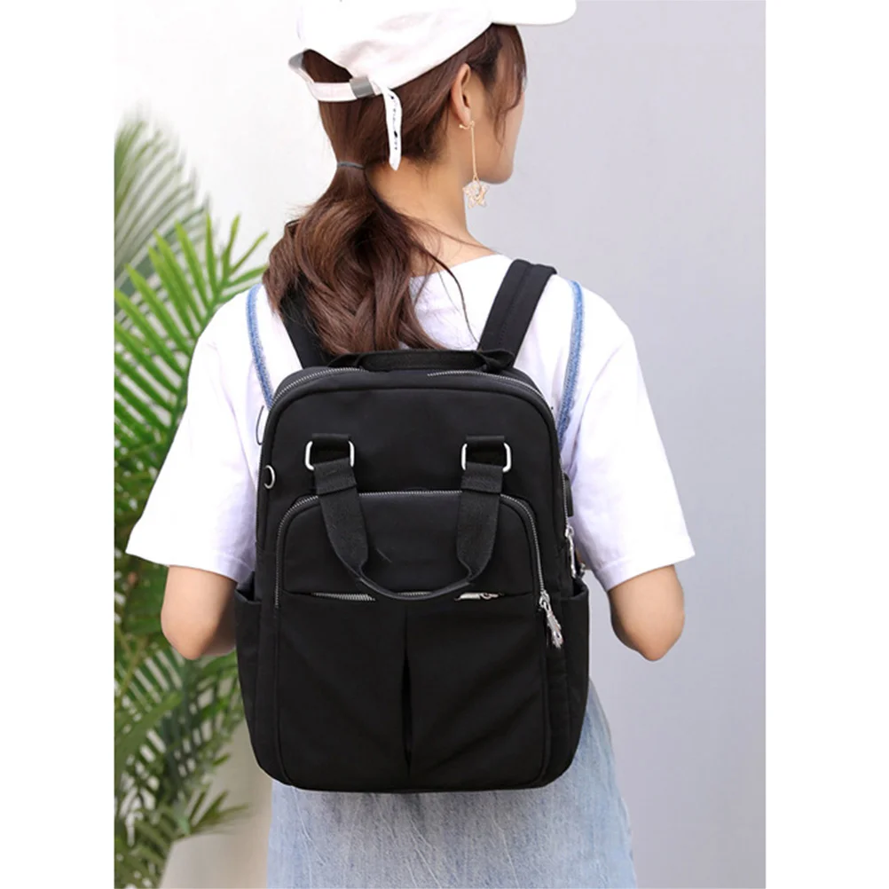 حقيبة ظهر للشحن ذات سعة عالية للكمبيوتر المحمول، منفذ USB، خفيفة الوزن ومقاومة للماء، حقيبة مدرسية للأعمال للرجال والنساء