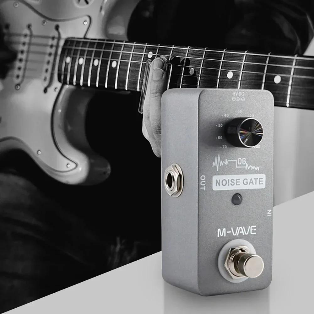 

Эффект-педаль M-VAVE NOISE GATE для электрогитары: лупы, дилэй, овердрайв, реверберация. Аксессуары для гитары.