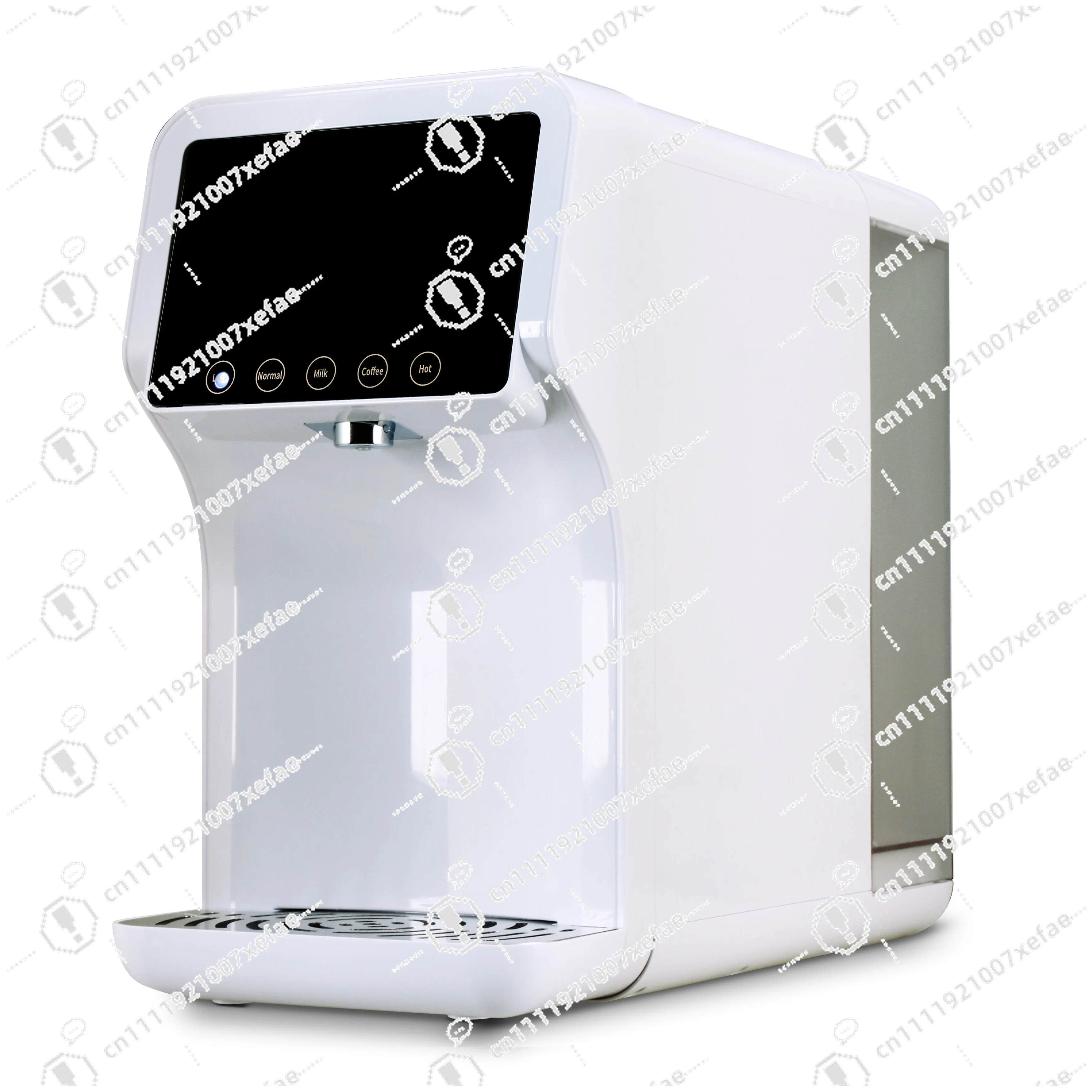 

Thermal heating touch screen household drinking water reverse osmosis water filtration system countertop water purifier