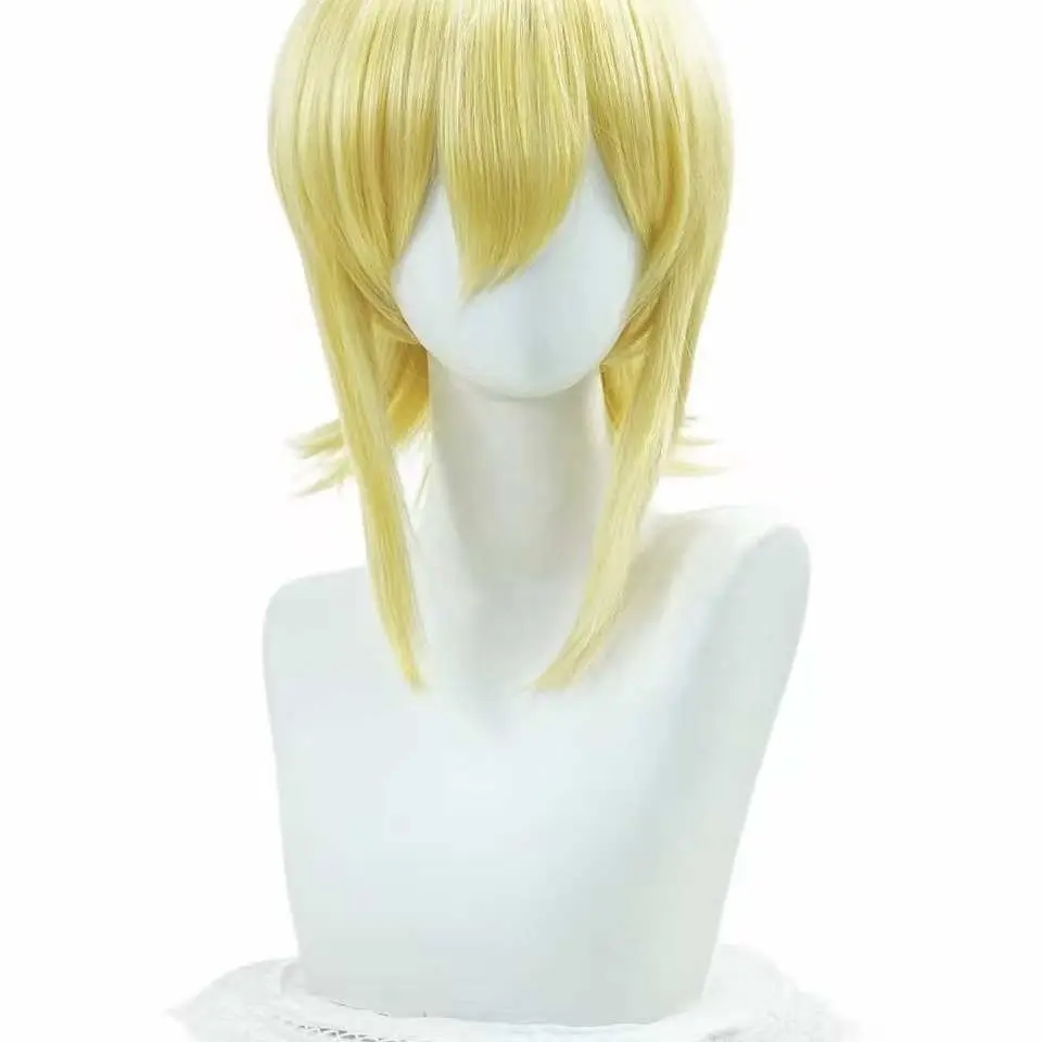 

Moriarty the Patriot Cosplay Wig Short Curly Hair with Xiuya XY Rose Net & Mixed Fiber High Temp Resistance