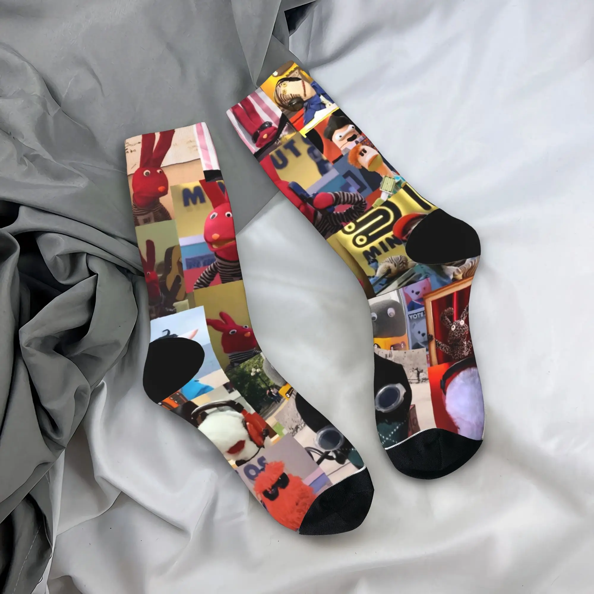 

31 Minutos Comedy Television Socks Anti Skid Stockings Adults Men Quality Running Socks Winter Gothic Design Socks