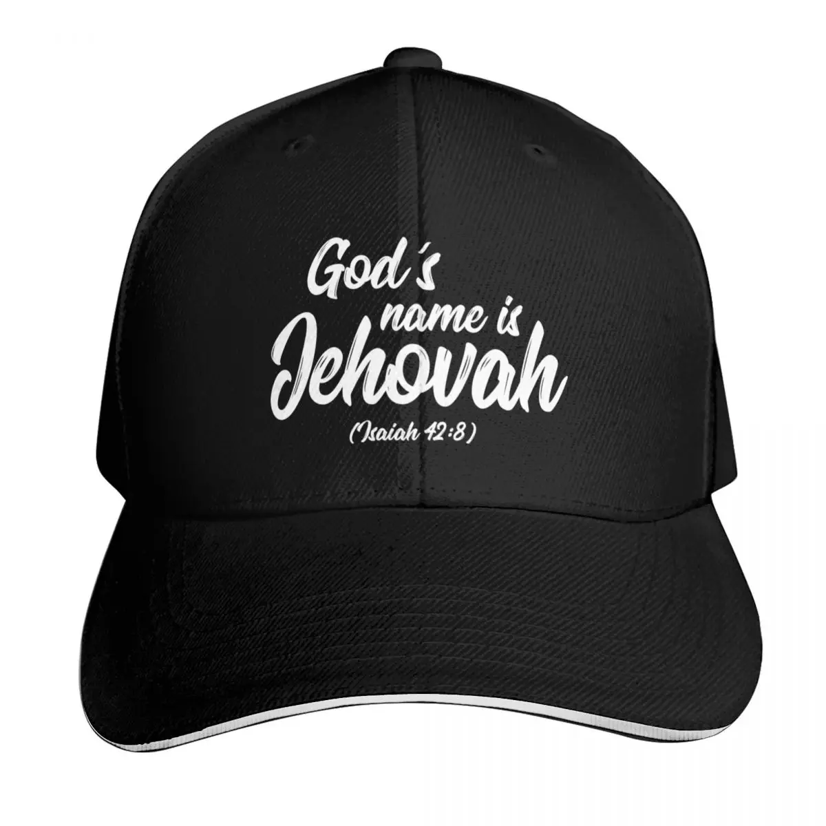 Gods name is Jehovah Message JW Ministry Gift Idea Baseball Cap Men Women Casual Summer Sport Sun Cap