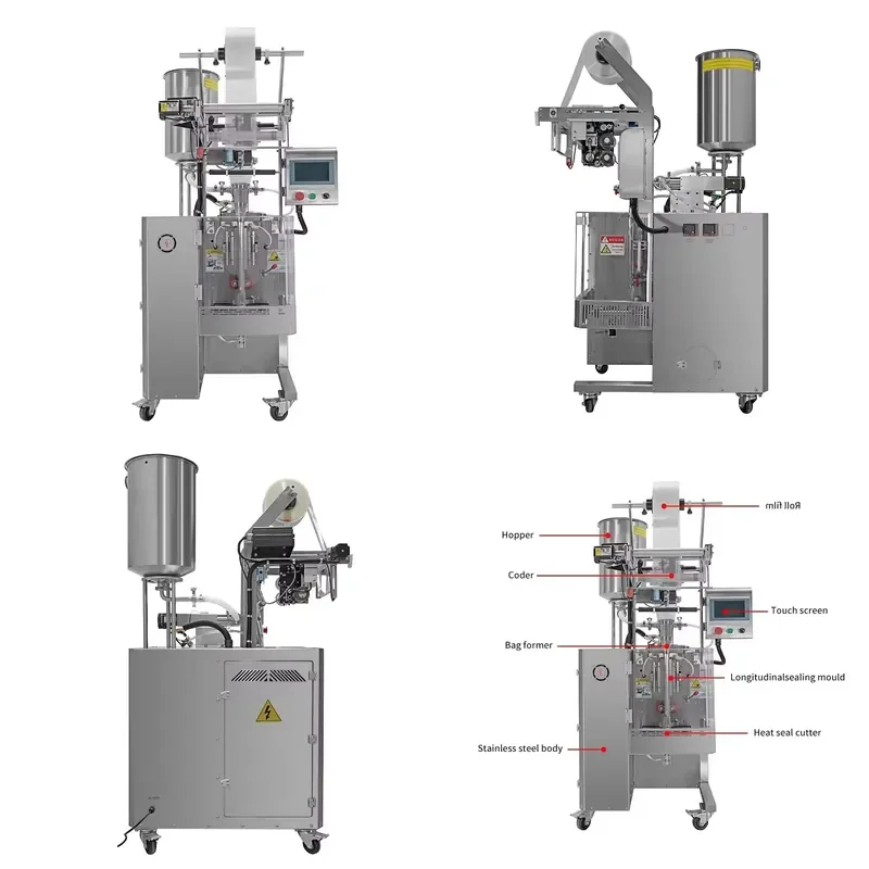 for BLN Automatic Vertical Quantitative Food Bag Packaging Machine for Ketchup and Cream Sachets High Precision Energy Saving
