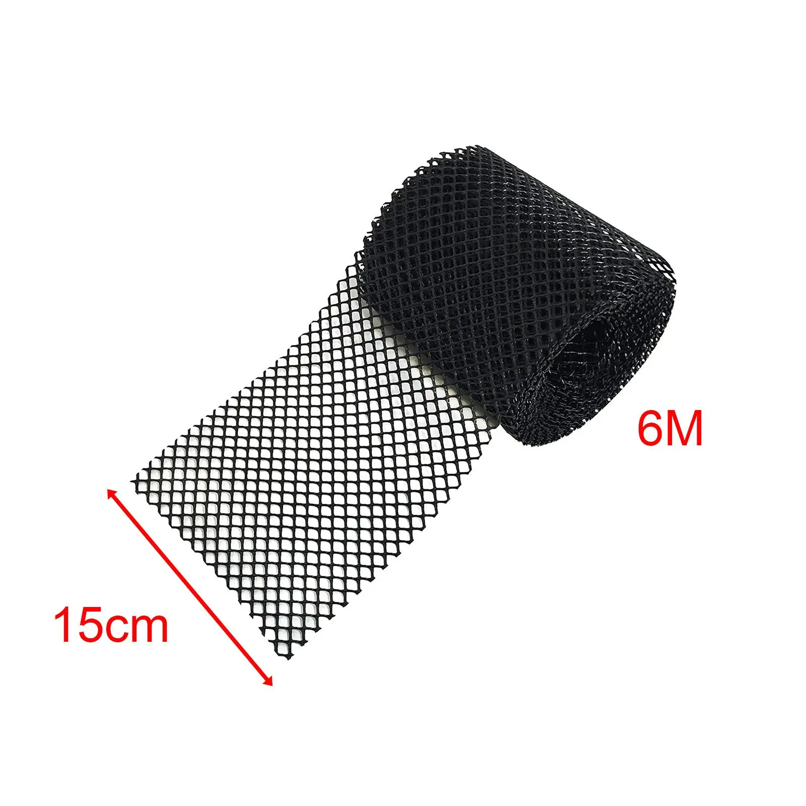 Rain Gutter Leaf Guard Mesh Screen 6m Roll ABS Plastic Gutter Protector for Roof Drain Filter DIY Cut Anti Clogging Tool