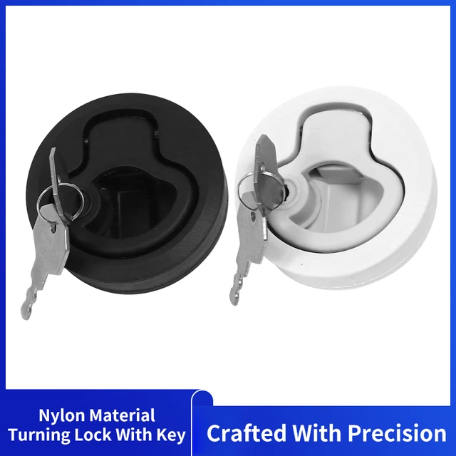 Alastin Marine Hardware Boat Turning Lock Pierścień podnoszący z kluczem Nylonowy uchwyt Akcesoria Zatrzask Klapa