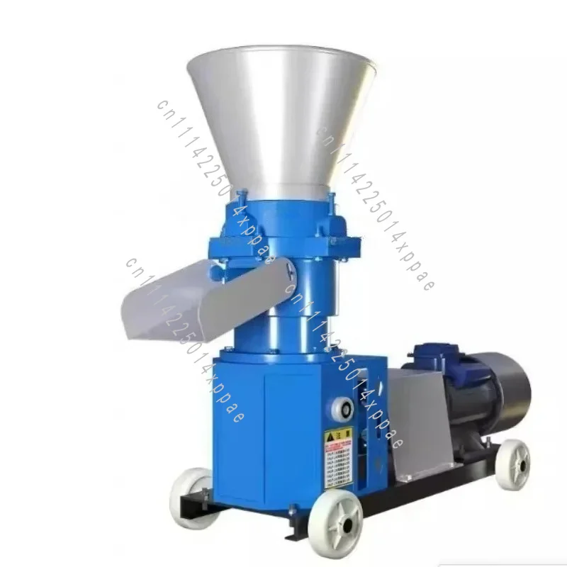 Straw Chicken Pig Poultry Food Pellet Making Machine Electric Animal Feed Granulator Rotary Feed Pellet Machine Grain