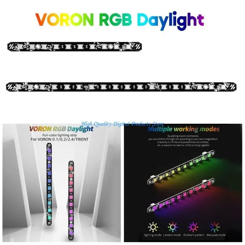 

U2JE долговечный лампочка RGB для Voron 0,1/0,2/2,4 -принтер светодиодная полоса