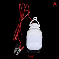 12V LED Lamps Alligator Clip Portable Light Bulbs 5/9/15/20/30/40W Outdoor Camp Tent Night Fishing Hanging Light Emergency Light