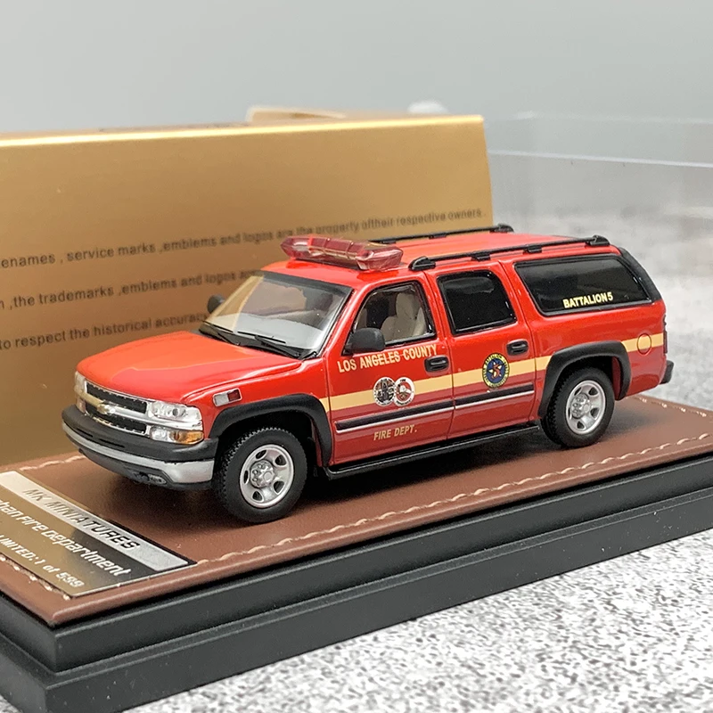 MK 1:64 Suburban SUV Alloy Car Model Diecasts & Vehicles Model Miniature Scale Model Car For Collection Gift