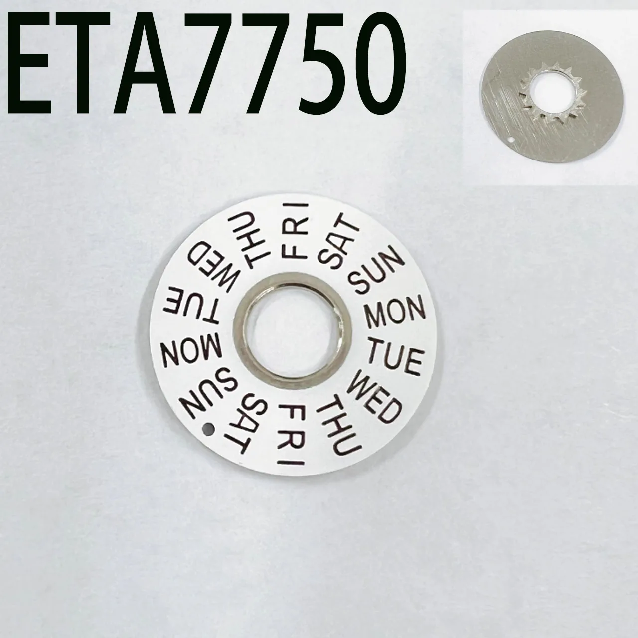 

Watch accessories suitable for ETA7750 Week Plate 7760 movement, part number 2561 2557, substitute Seagull