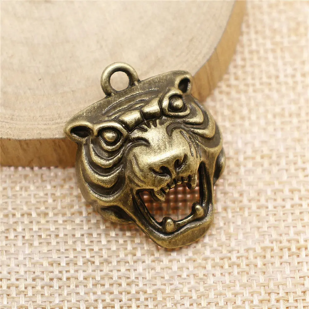 Diy Women'S Jewelry Tiger Lion Wolf Charms Pendant