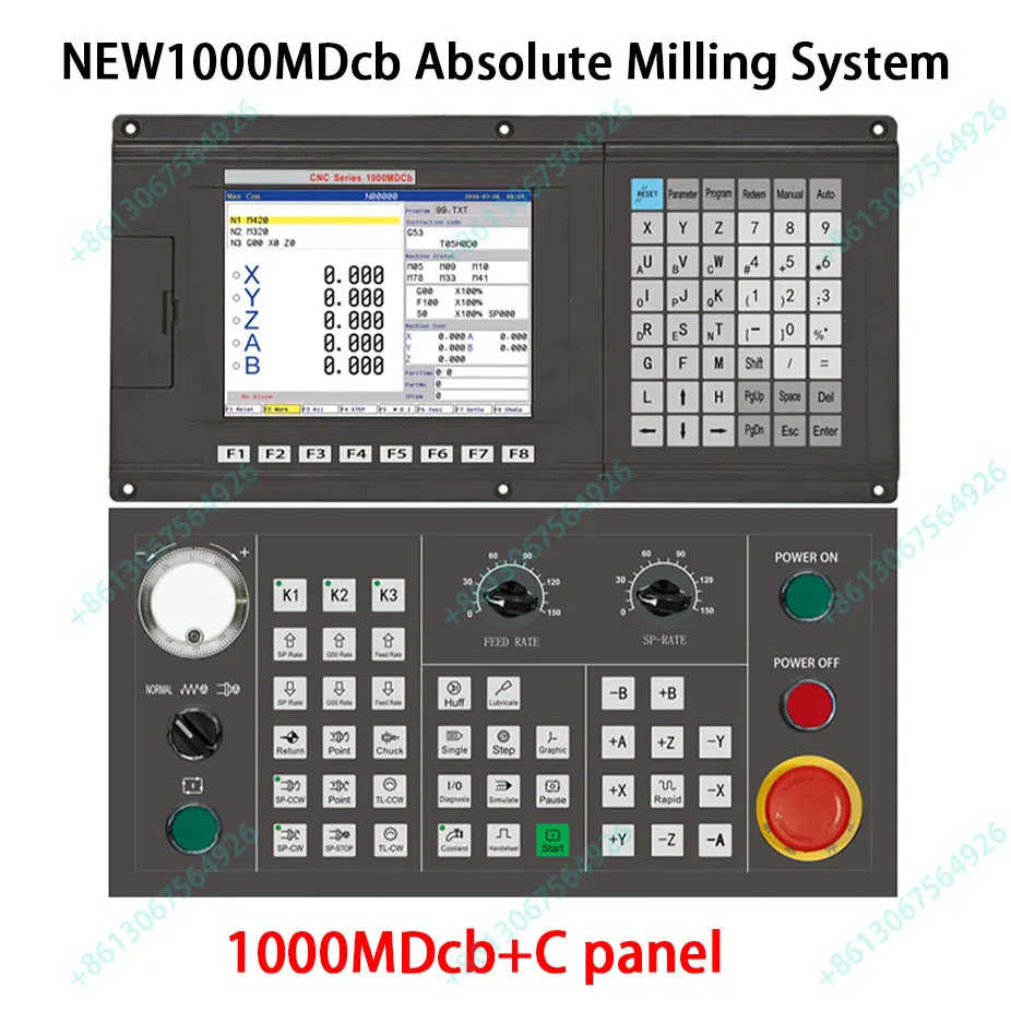 NEW1000MDCb 4 Axis Machining Center Milling Controller Absolute value milling system NEWker original production replaces SZGH