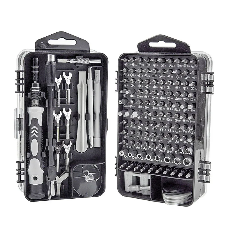 U50 Precision Screwdriver Professional Computer Repair Kit 135 in 1 Magnetic Screwdriver Set with Case for DIY Repairs