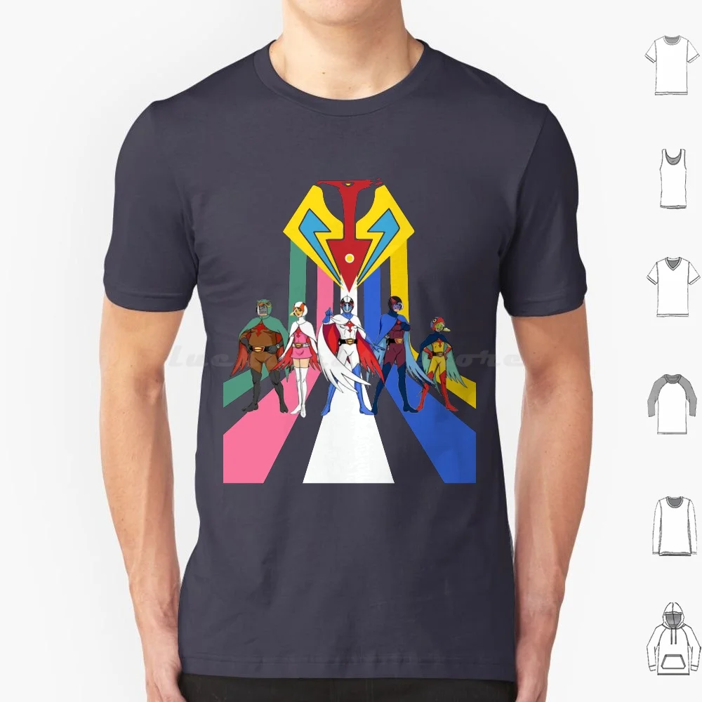 Battle Of The Planets Gatchaman G Force Of The Galaxy T Shirt 6xl Cotton Cool Tee Battle Of The Planets Battle Of The Planest