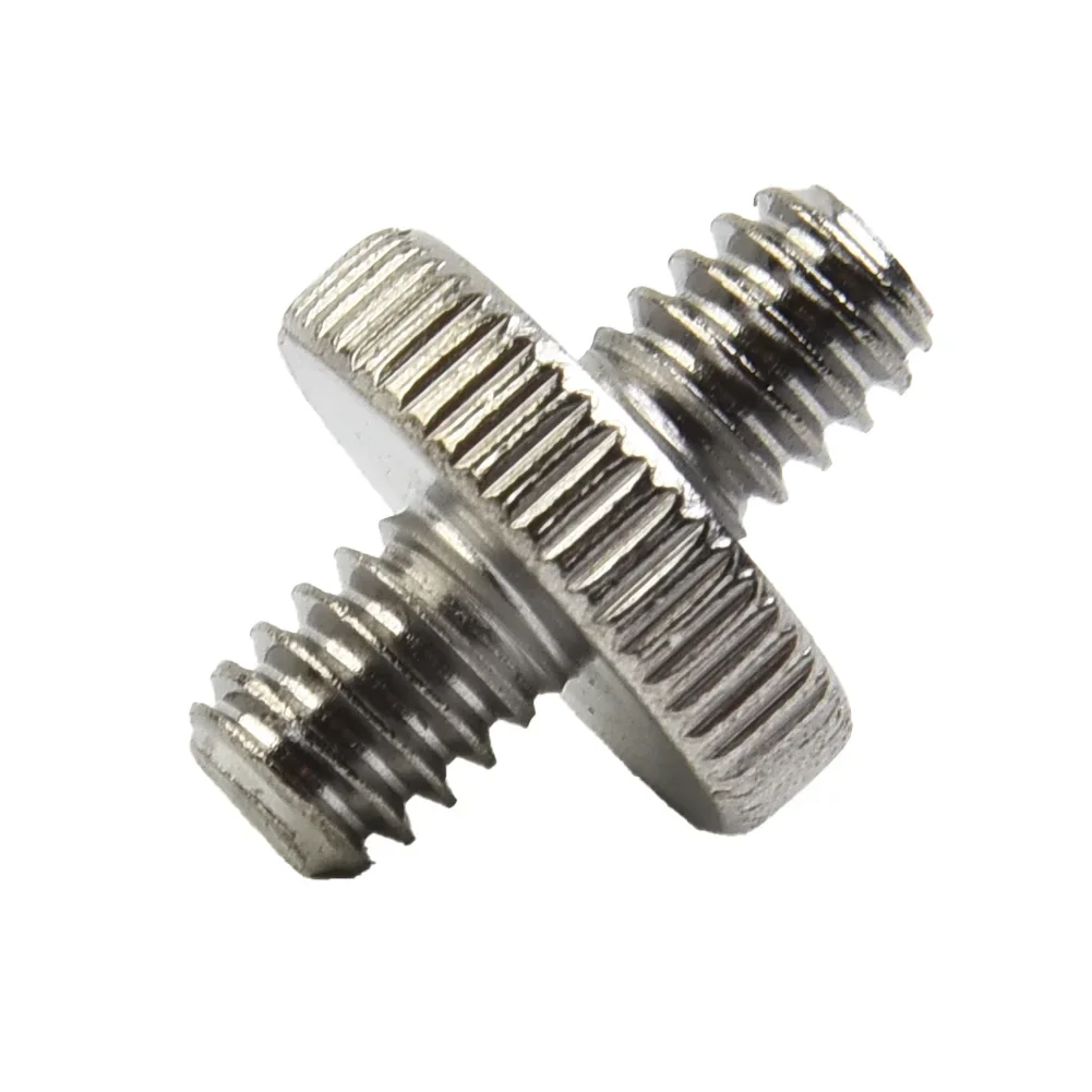 Macho para macho adaptador de parafuso para câmera tripé Stand, liga de alumínio, acessórios da câmera, 1 em, 4in, 3 em, 8in, 19mm Comprimento