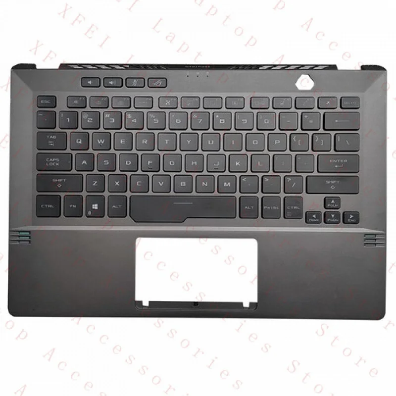 

F For Asus ROG Zephyrus G14 GA401 GA401U GA401M Palmrest w/Keyboard